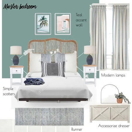 Ryan Master Bedroom Interior Design Mood Board by STK on Style Sourcebook