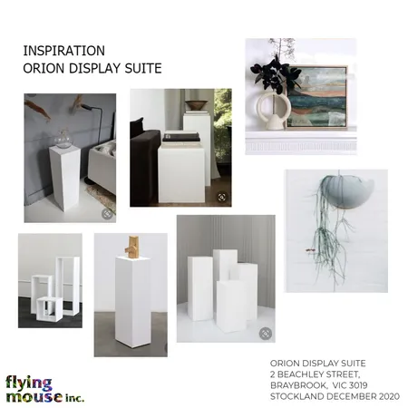 Orion Display Suite Interior Design Mood Board by Flyingmouse inc on Style Sourcebook