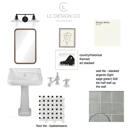 Cindys bathroom Interior Design Mood Board by LC Design Co. on Style Sourcebook