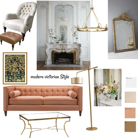 modern victorian style Interior Design Mood Board by Hana Avraham Design on Style Sourcebook