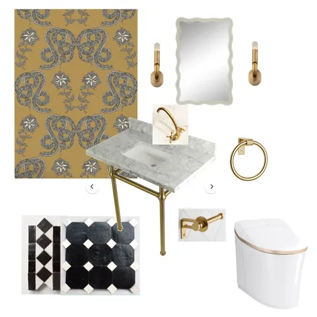 Powder Room Schedule Interior Design Mood Board by mkhomee on Style Sourcebook