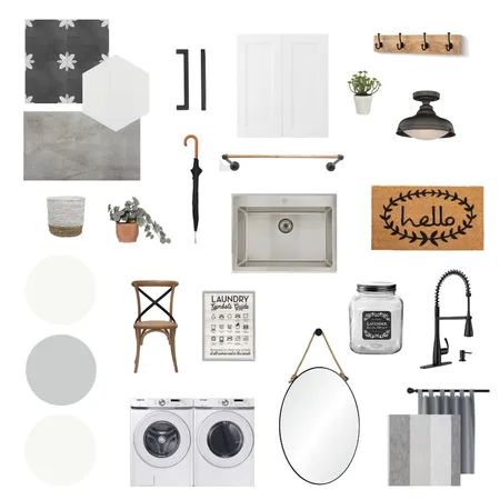 Laundry Room Interior Design Mood Board by At Home with Sukhi on Style Sourcebook