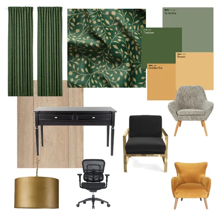 Variante 3 - Grün / Gelb Interior Design Mood Board by Nikola on Style Sourcebook