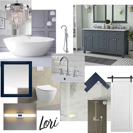 Lori Bathroom Interior Design Mood Board by OTFSDesign on Style Sourcebook