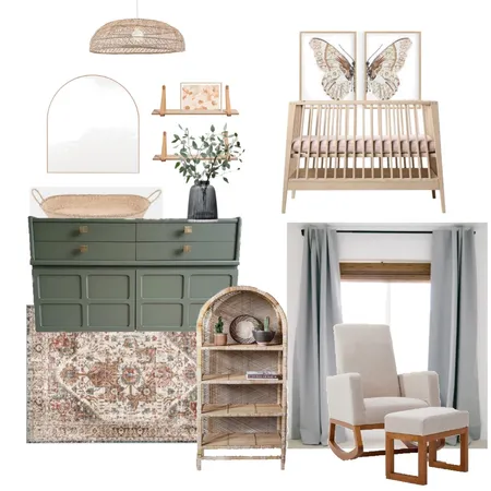 nora's nursery Interior Design Mood Board by kateburb3 on Style Sourcebook