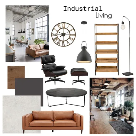 Industrial Living Melanie Interior Design Mood Board by MelanieSohet on Style Sourcebook