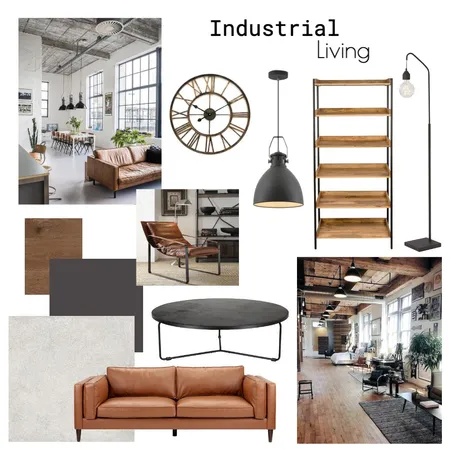 Industrial Living Melanie Interior Design Mood Board by MelanieSohet on Style Sourcebook