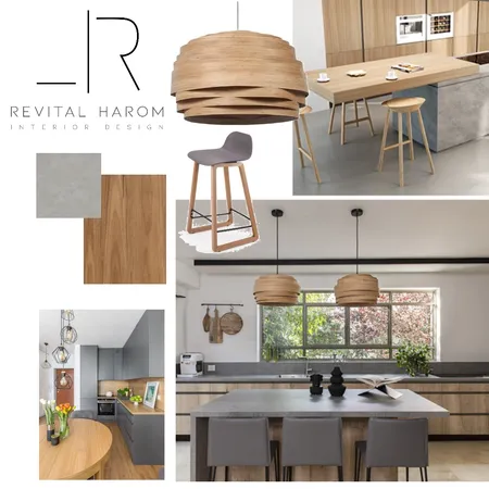 מטבח אפור עץ Interior Design Mood Board by revitalharom on Style Sourcebook