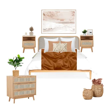 Warm master bedroom Interior Design Mood Board by chelsharmer on Style Sourcebook