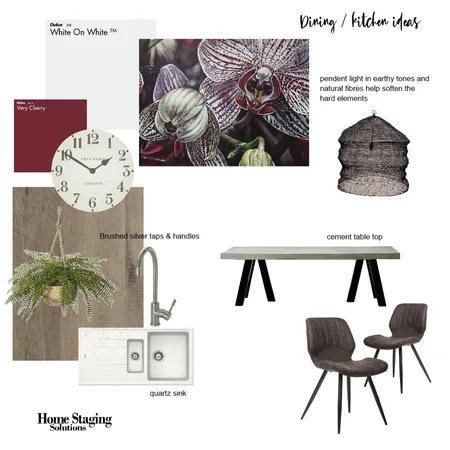 6 Bowden Grove - Dining/Kitchen Interior Design Mood Board by Home Staging Solutions on Style Sourcebook