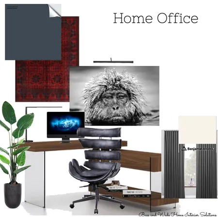 Home Office Interior Design Mood Board by Bass and Wade Home Interior Solutions on Style Sourcebook