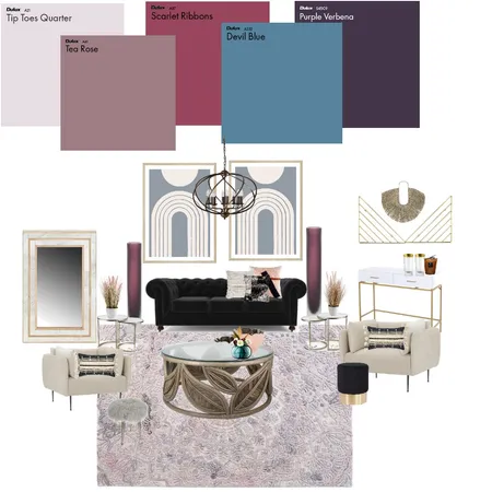 Luxe Living Room 1 Interior Design Mood Board by Jazmine.Garland on Style Sourcebook