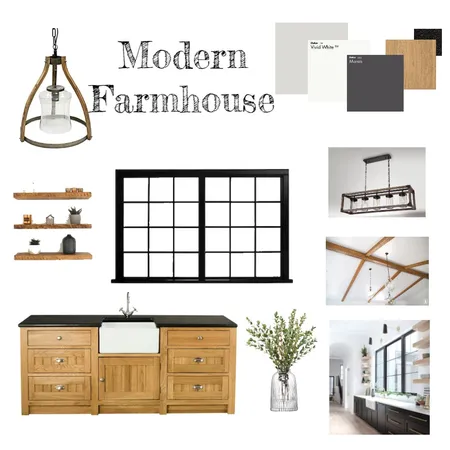 Modern Farmhouse Interior Design Mood Board by Gia123 on Style Sourcebook