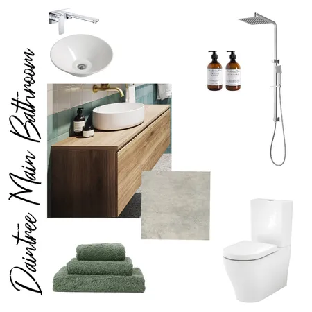 Daintree Main Bathroom Interior Design Mood Board by rachybabes87 on Style Sourcebook