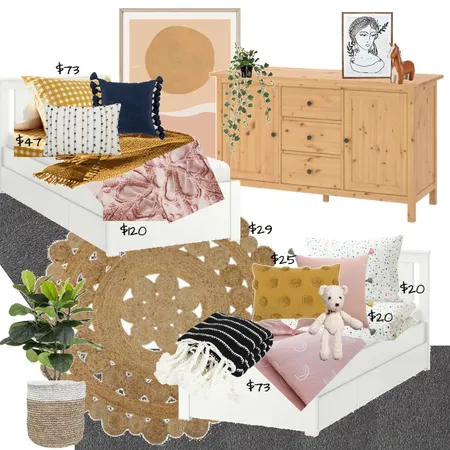 Girls room 2 Interior Design Mood Board by mmx68 on Style Sourcebook