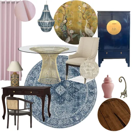 Chinoiserie Dining Interior Design Mood Board by Beautystartsat209 on Style Sourcebook