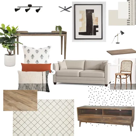 Module 9 Guest/ study room Interior Design Mood Board by Emma Manikas on Style Sourcebook