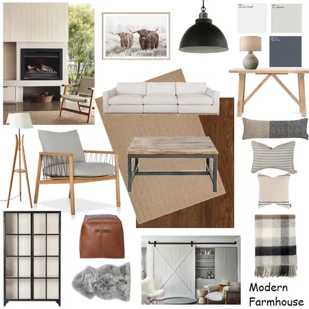 Modern Farmhouse Interior Design Mood Board by JaneHudson on Style Sourcebook