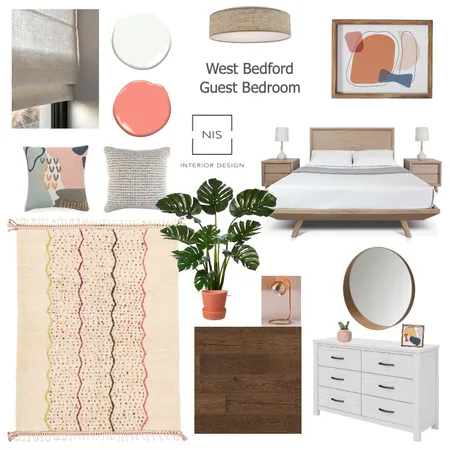Guest Bedroom Interior Design Mood Board by Nis Interiors on Style Sourcebook