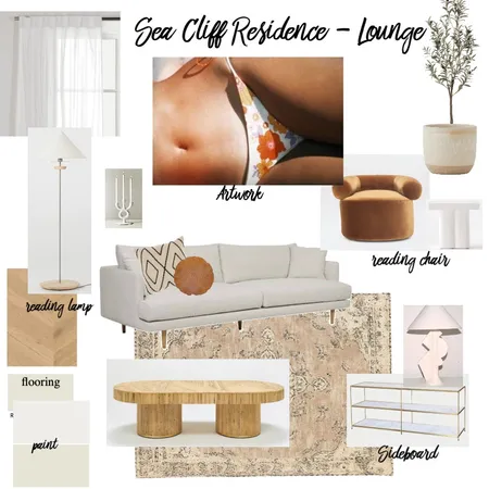 SEA CLIFF RESIDENCE LOUNGE Interior Design Mood Board by melle on Style Sourcebook