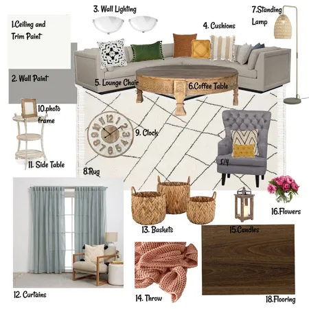 Living Room Interior Design Mood Board by shaniavanisi on Style Sourcebook