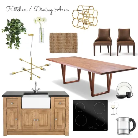 Moodboard KITCHEN / DINING AREA Interior Design Mood Board by jassyjayc on Style Sourcebook