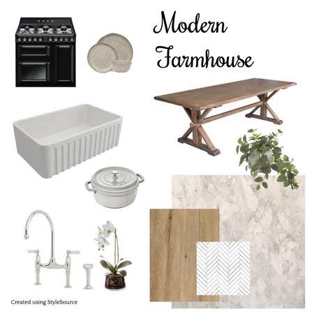 Modern Farmhouse Interior Design Mood Board by Ceilidh on Style Sourcebook