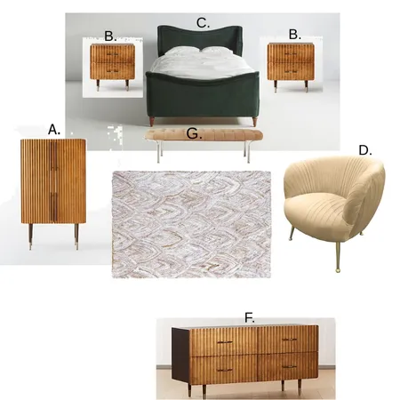 Jenn bedroom Interior Design Mood Board by FobbsInteriors on Style Sourcebook