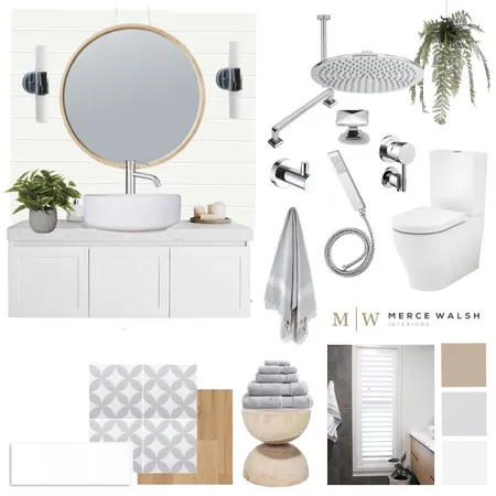 Coastal Bathroom Interior Design Mood Board by Merce Walsh Interiors on Style Sourcebook