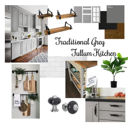 Traditional Grey Fullum Kitchen Interior Design Mood Board by rachel.digirolamo on Style Sourcebook