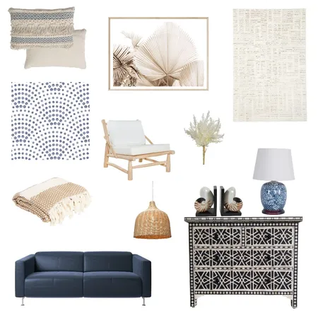 Blue Coastal Interior Design Mood Board by Maegan Perl Designs on Style Sourcebook