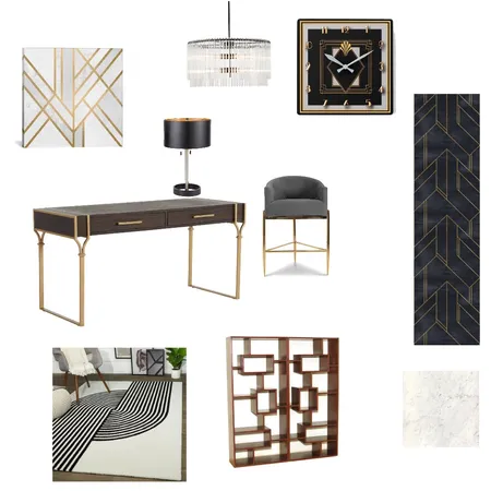 Art Deco office Interior Design Mood Board by alinaprotsgraves on Style Sourcebook