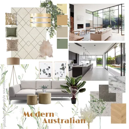 Modern Australian Interior Design Mood Board by ummulkiraam on Style Sourcebook