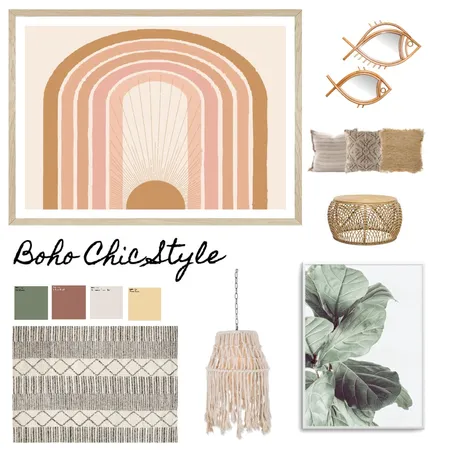 Boho Mood Interior Design Mood Board by Ceilidh on Style Sourcebook