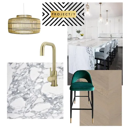 Contemporary Kitchen Interior Design Mood Board by HVH design on Style Sourcebook