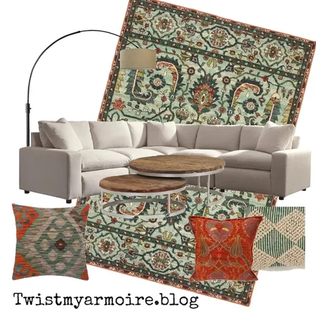 Green & Rust Interior Design Mood Board by Twist My Armoire on Style Sourcebook