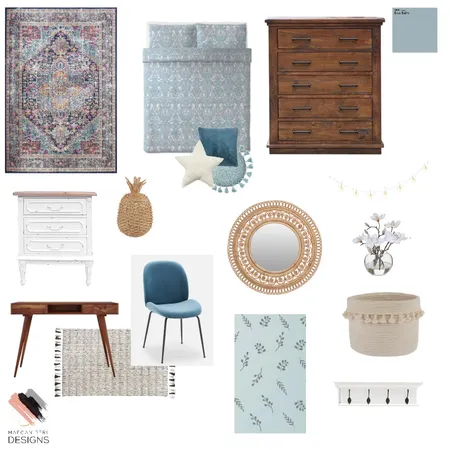 Julia Blue 3 Interior Design Mood Board by Maegan Perl Designs on Style Sourcebook