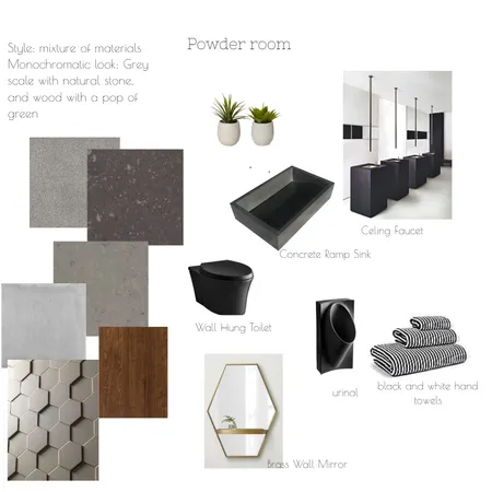 Powder Room Interior Design Mood Board by Melanie Henry on Style Sourcebook