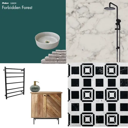green bathroom Interior Design Mood Board by Vanessa PAVY on Style Sourcebook