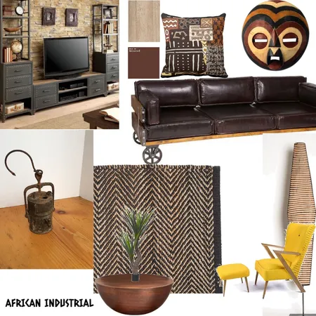 Industrial living room Interior Design Mood Board by Tcsmith on Style Sourcebook