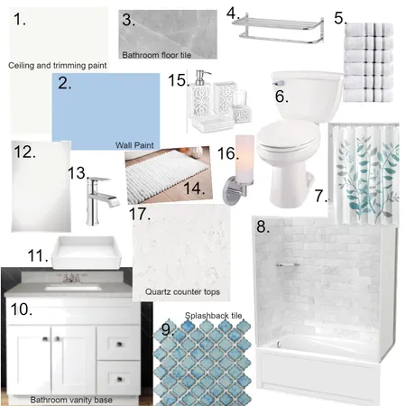 Bathroom Interior Design Mood Board by clustig on Style Sourcebook