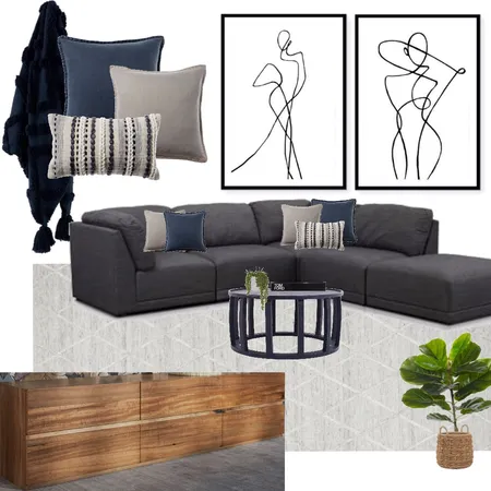 Tanner Way Living Room Interior Design Mood Board by House2Home on Style Sourcebook