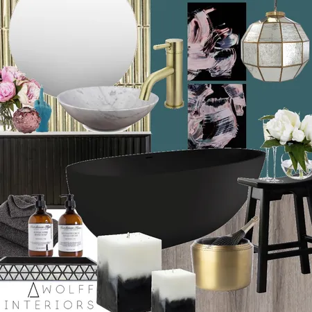 Bathroom 1 Interior Design Mood Board by awolff.interiors on Style Sourcebook