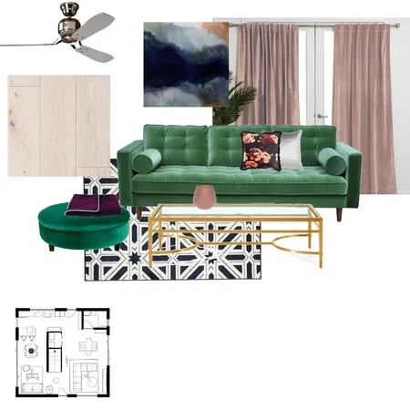 Living Room Interior Design Mood Board by richelking on Style Sourcebook