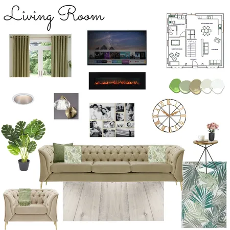 Living Room Sample Board Interior Design Mood Board by MonAmiDezign on Style Sourcebook