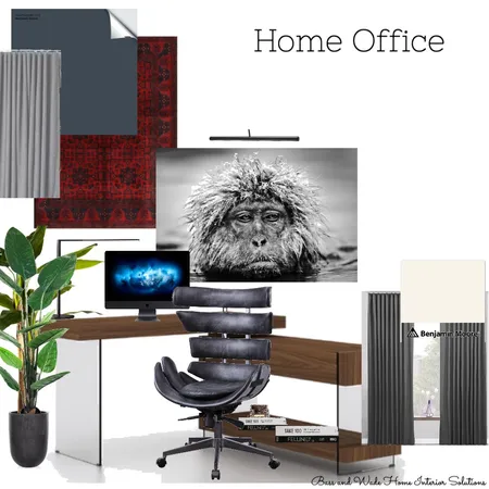 Home Office Interior Design Mood Board by Bass and Wade Home Interior Solutions on Style Sourcebook