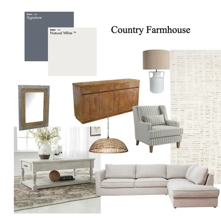 Country farmhouse Interior Design Mood Board by clairemorris on Style Sourcebook