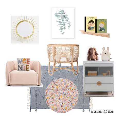 Nursery Interior Design Mood Board by EM CRESSWELL DESIGN on Style Sourcebook