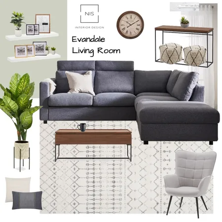 Evandale Living Room (final) Interior Design Mood Board by Nis Interiors on Style Sourcebook