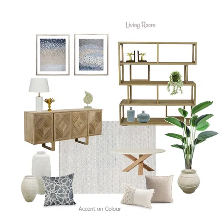 Living Room  - Neutral Interior Design Mood Board by Accent on Colour on Style Sourcebook